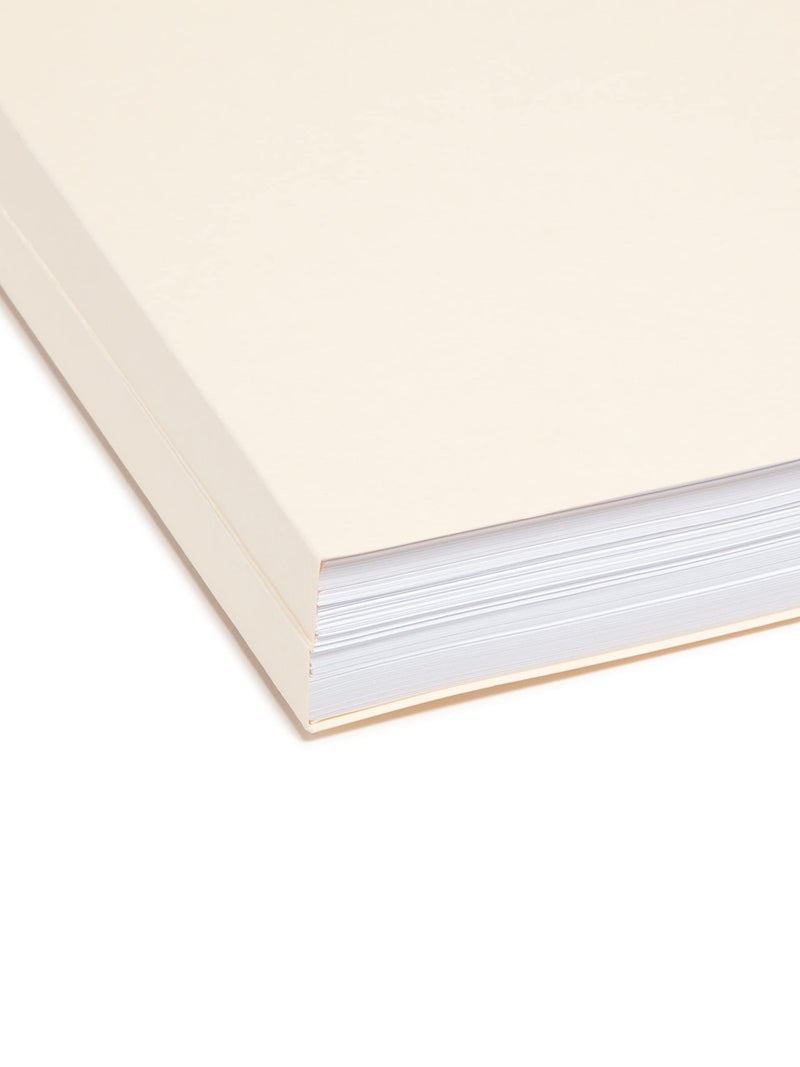 Smead File Folders, Reinforced 1/3-Cut Tab, 1-1/2"" Expansion, Legal Size, Manila, 50 Per Box (15405) - Image 5